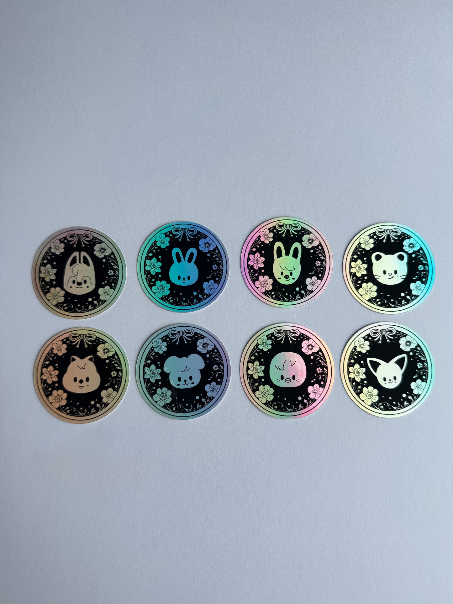 Stray Kids Flower SKZOO stickers -OT8 Set