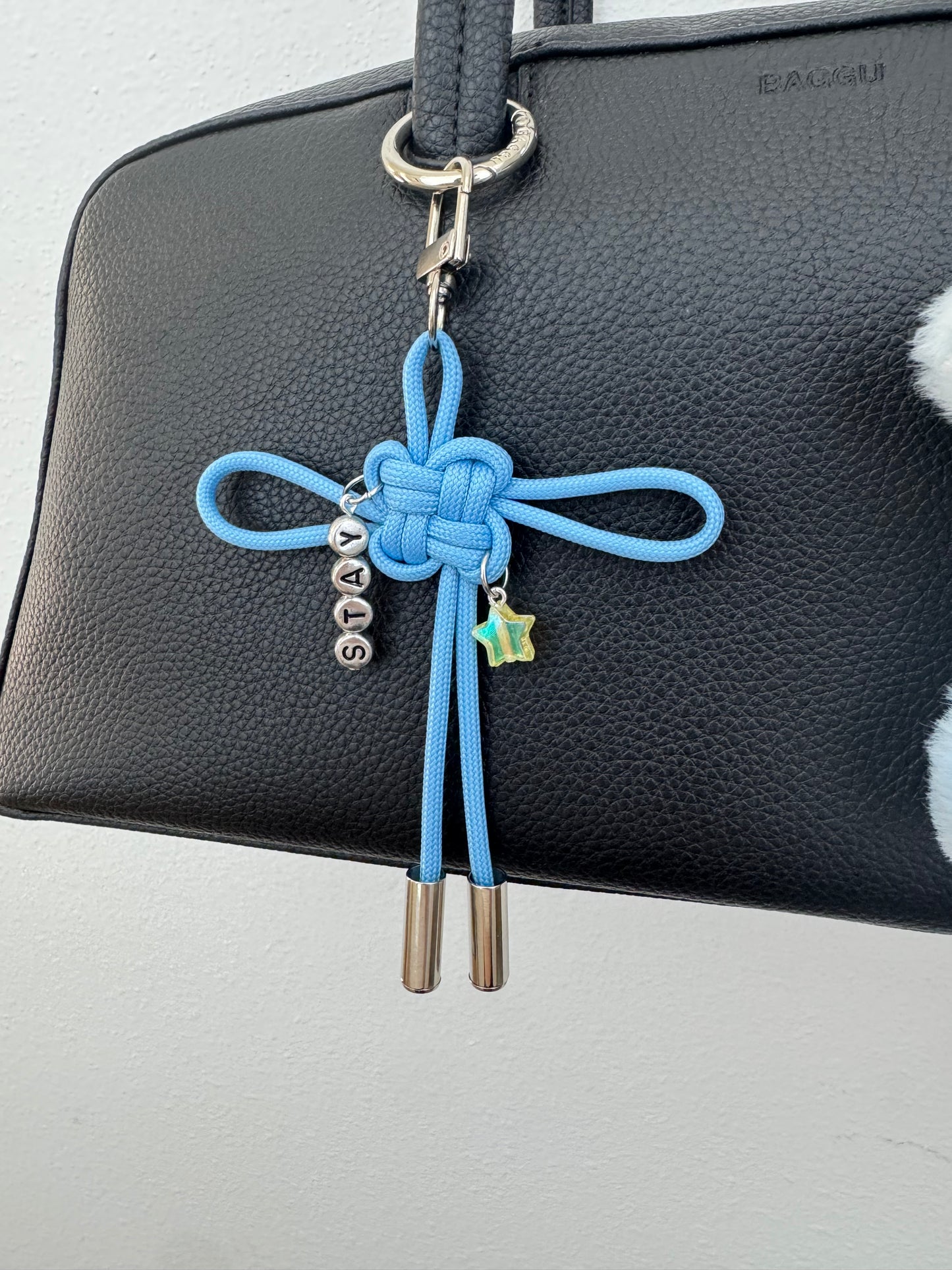 Stray Kids STAY Glow-in-the-Dark Lucky Knot Keychain -  Baby Size