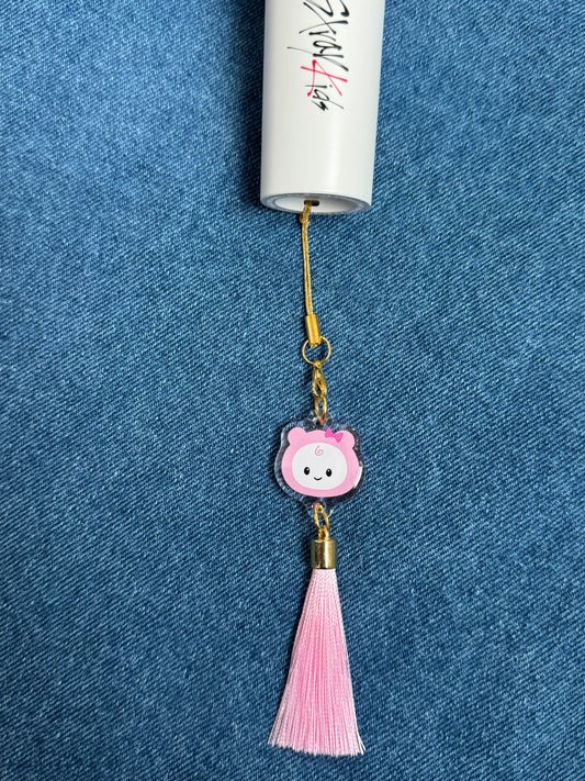 Stray Kids STAYzoo Lightstick Keychain
