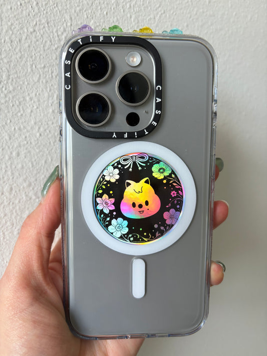 Individual Stray Kids Holographic SKZOO floral 2" sticker