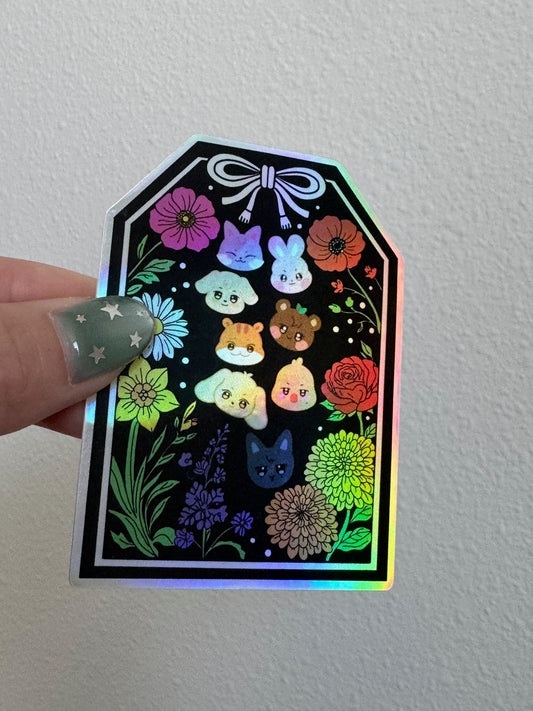 Holographic ANITEEZ Omamori Sticker