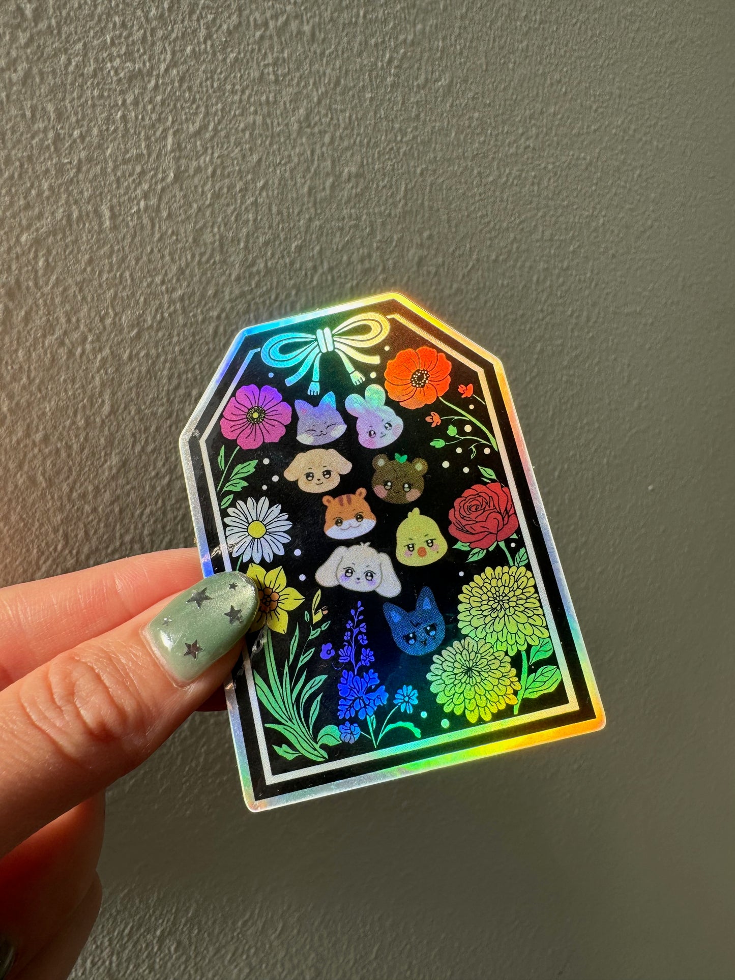 Holographic ANITEEZ Omamori Sticker