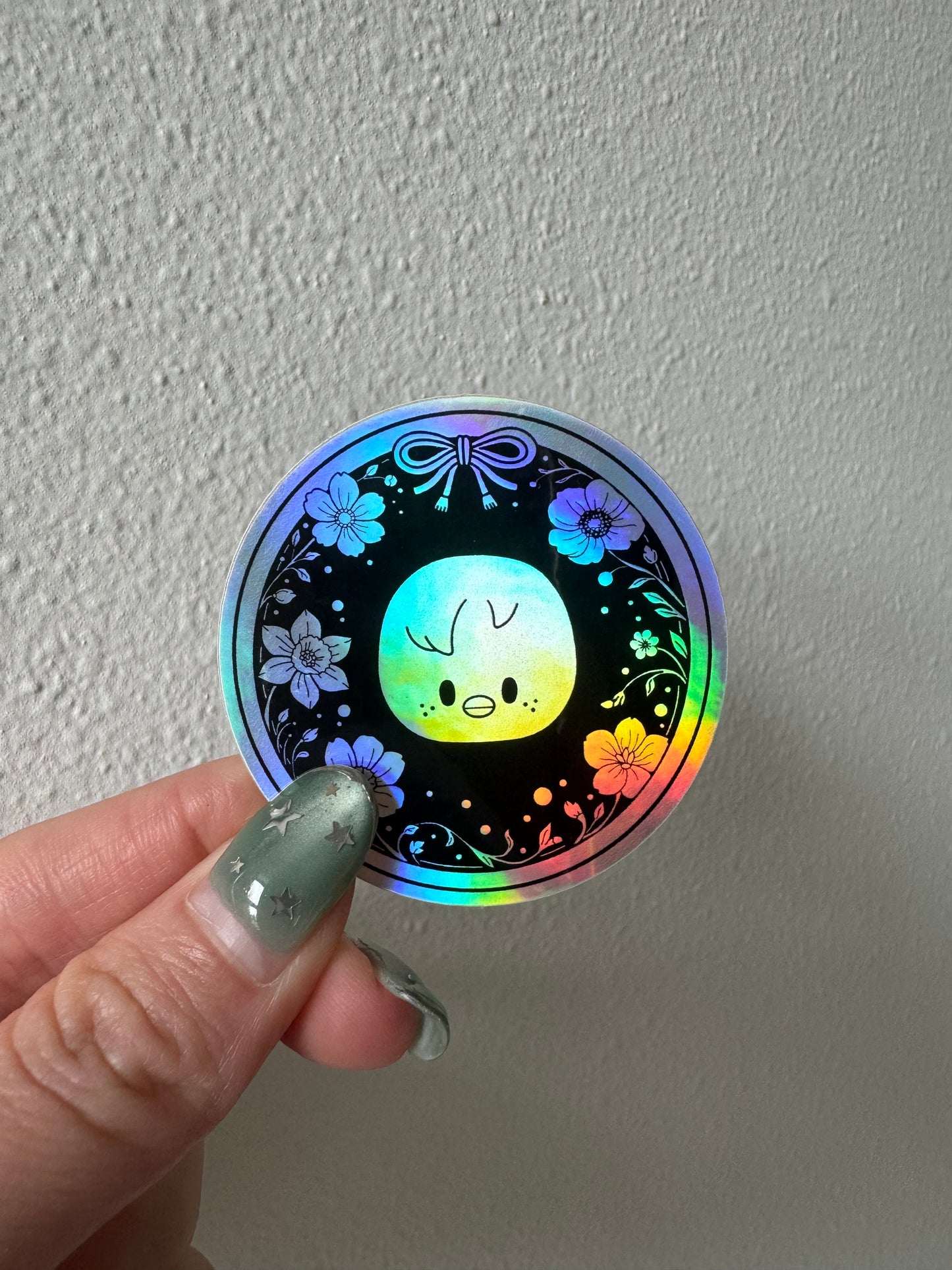 Individual Stray Kids Holographic SKZOO floral 2" sticker