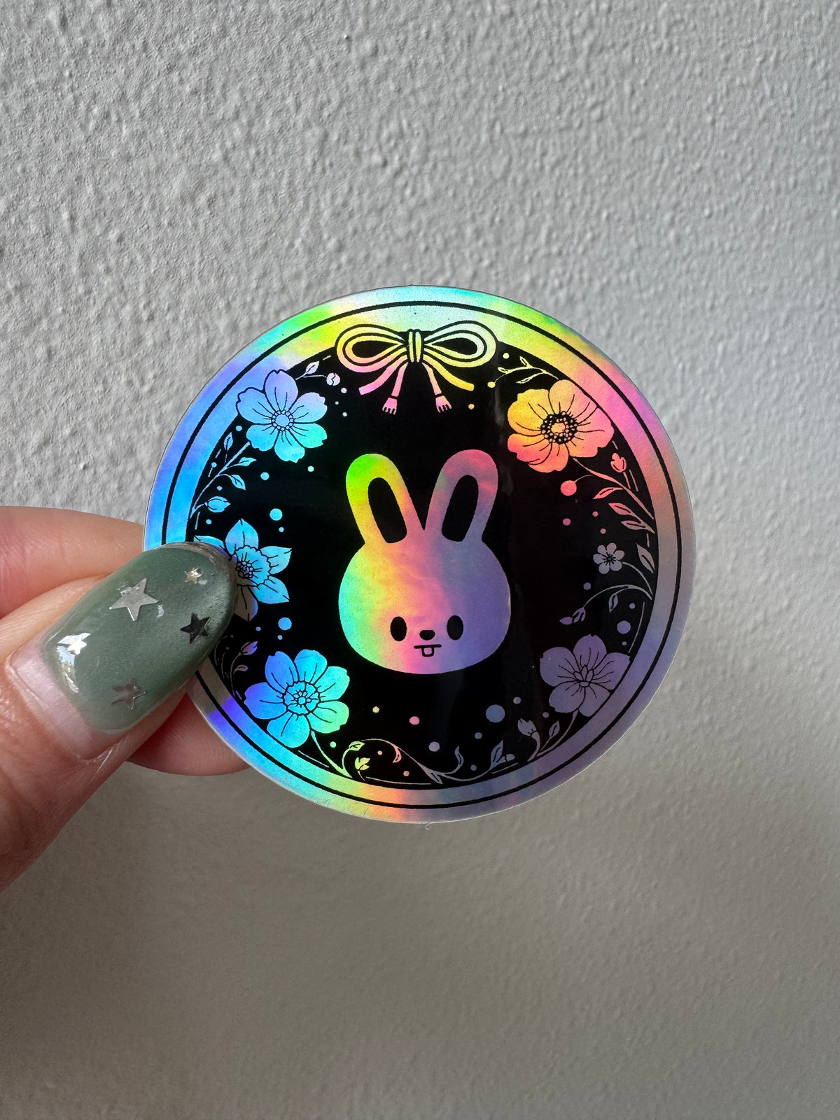 Individual Stray Kids Holographic SKZOO floral 2" sticker
