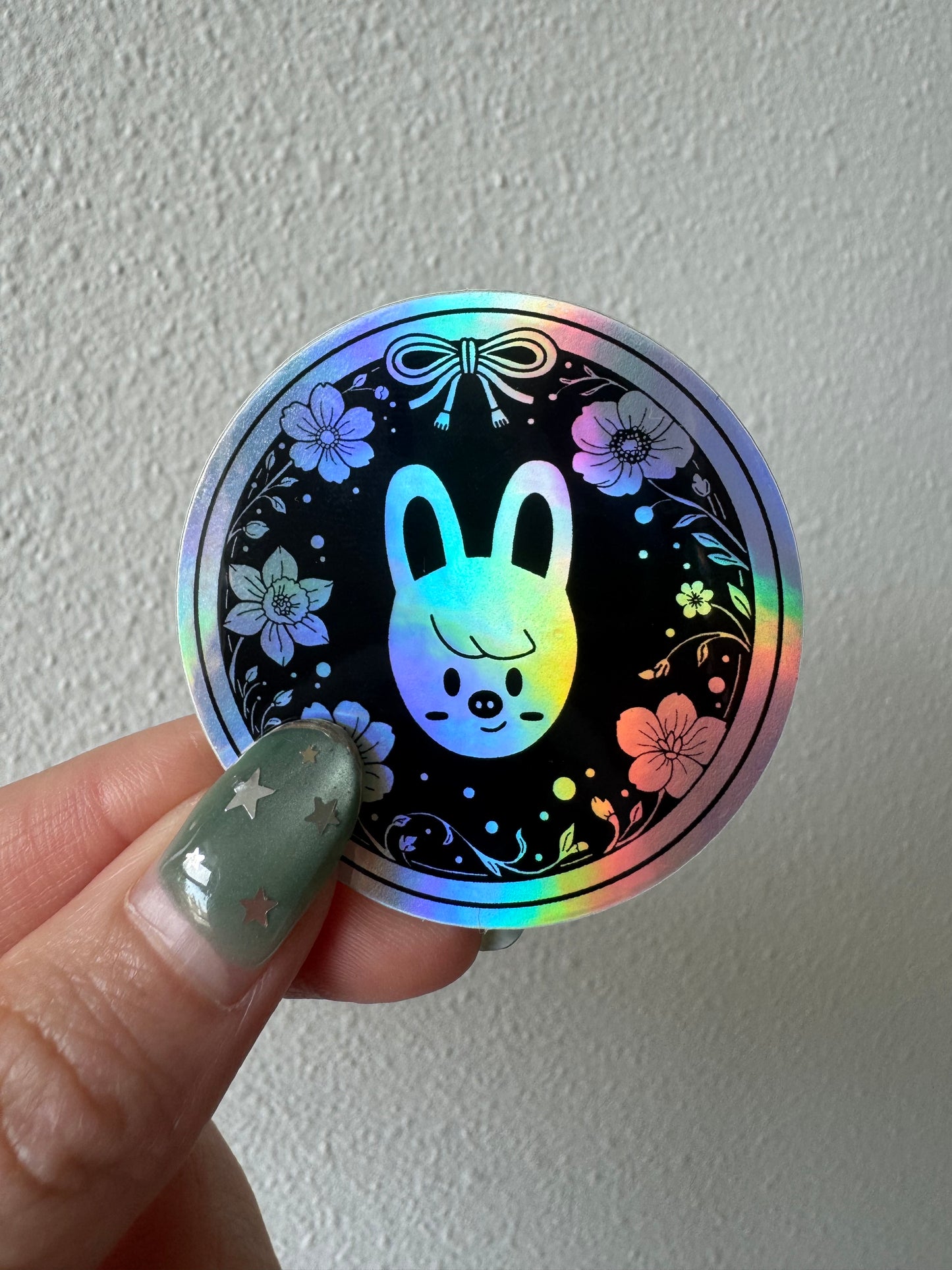 Individual Stray Kids Holographic SKZOO floral 2" sticker
